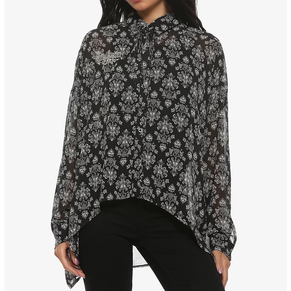 Her Universe Disney Haunted Mansion Woven Top
